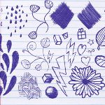 Dessins sur les champs du cahier Dessins sur les champs du cahier