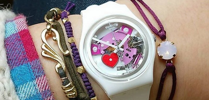 Plus d'amour: une surprise de la marque horlogère suisse Swatch