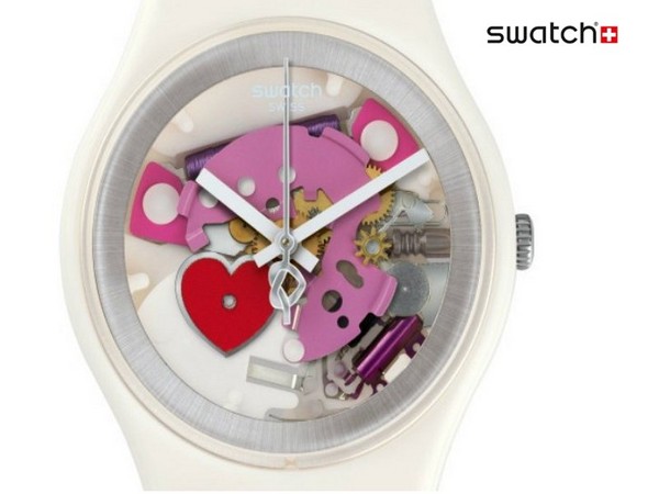 Plus d'amour: une surprise de la marque horlogère suisse Swatch