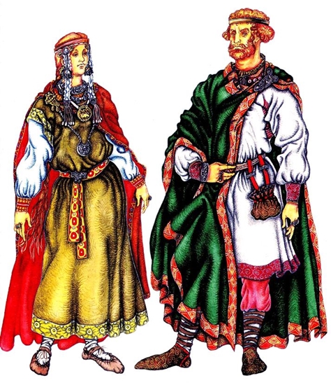 Vêtements Rus anciens