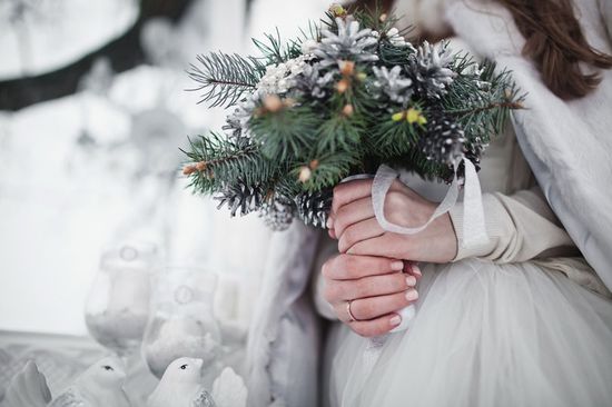 Des idées pour une séance photo de mariage en hiver