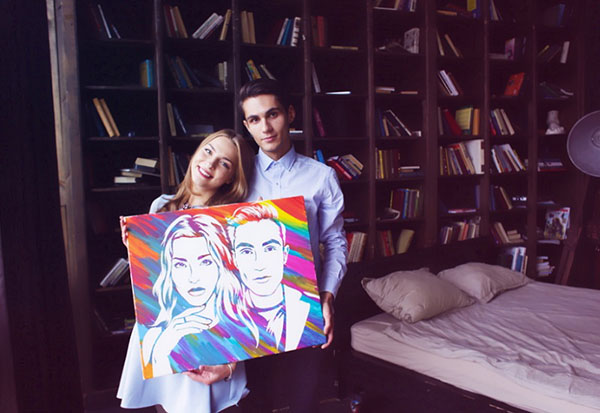 Idée pour les vacances: une image insolite Stick Art