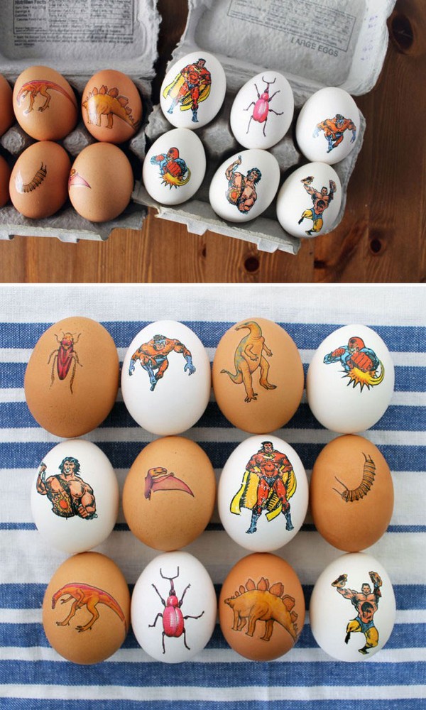 Christ Résurrection: comment peindre des oeufs pour Pâques