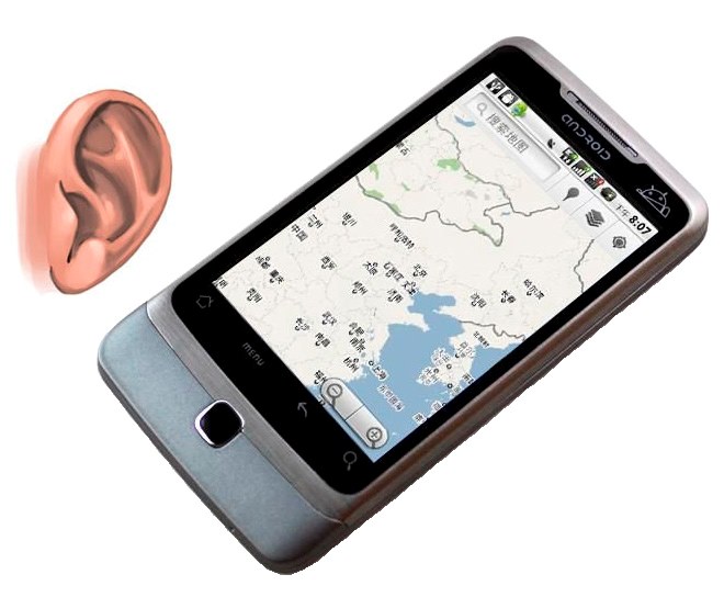 oreille et téléphone