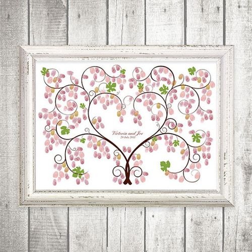 Arbre de voeux pour le mariage avec leurs propres mains
