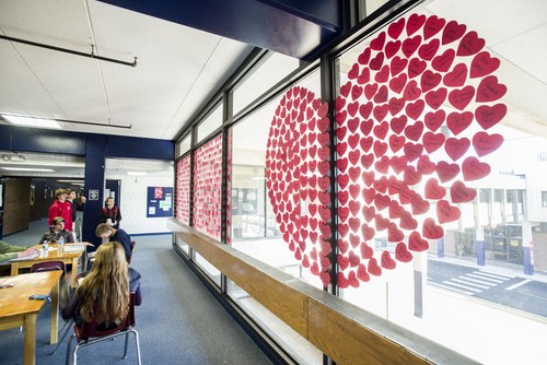 Concours pour la Saint-Valentin à l'école