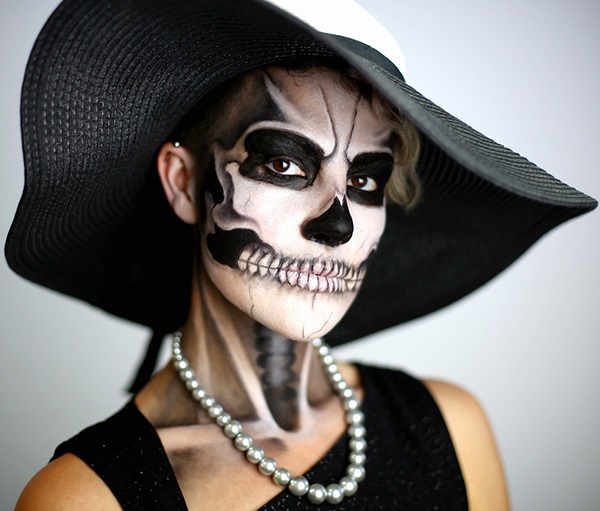 Maquillage effrayant pour Halloween avec vos propres mains pour les filles et les jeunes filles