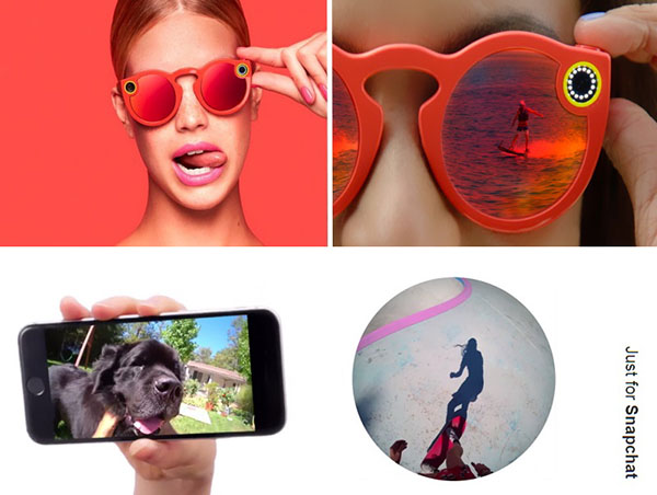 Nouveautés de Snapchat: lunettes Spectacles avec mode vidéo