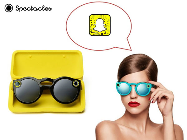 Nouveautés de Snapchat: lunettes Spectacles avec mode vidéo
