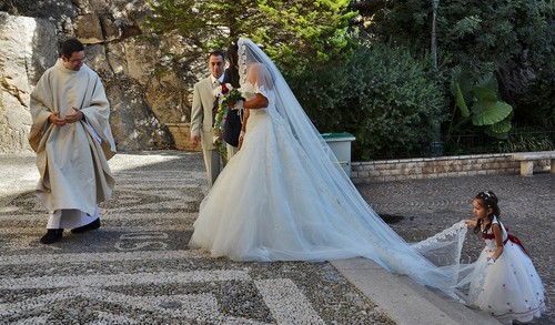 Cérémonie de mariage dans les églises orthodoxes et catholiques