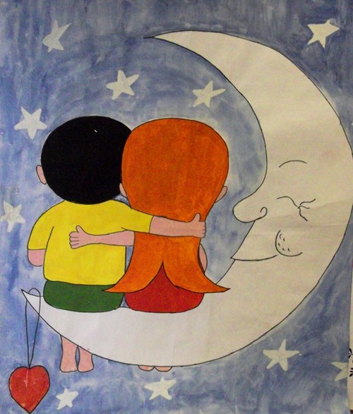 Affiche pour la Saint-Valentin