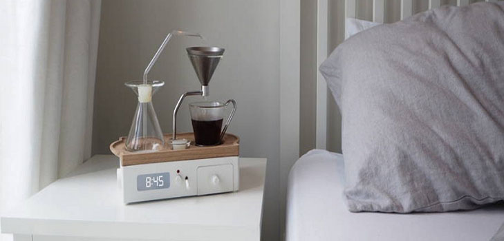 Cadeau pour les cafetières: cafetière-réveil Barisieur