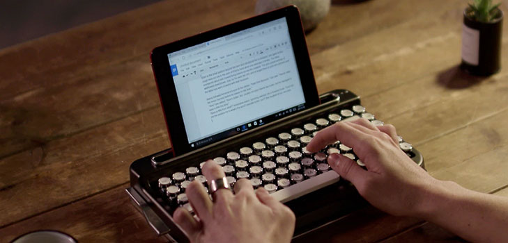 Travailler avec plaisir: le clavier de poche Penna d'Elretron