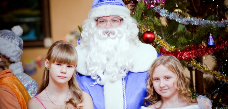 Père Noël et les filles