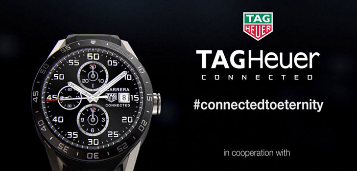 Dans l'air du temps: une horloge intelligente Connecté par TAG Heuer