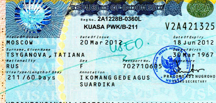 Visa pour Bali pour les Russes: en avez-vous besoin?