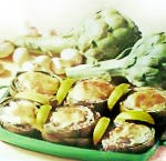 Artichauts farcis aux champignons