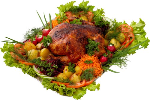 Plats de viande pour la nouvelle année