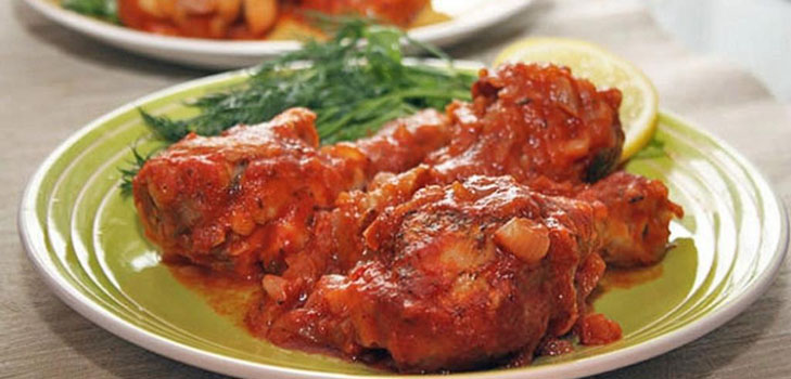 Chahokhbili de poulet: comment cuisiner