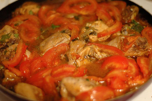 Chahokhbili de poulet: comment cuisiner