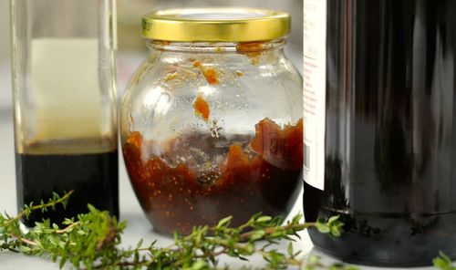 Vin fait maison de confiture fermentée