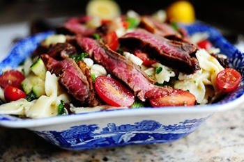 Photo de recette de salade intéressante avec des courgettes pour anniversaire