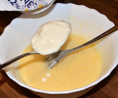 Photo d'une tarte au bloc de recettes dans un multivark