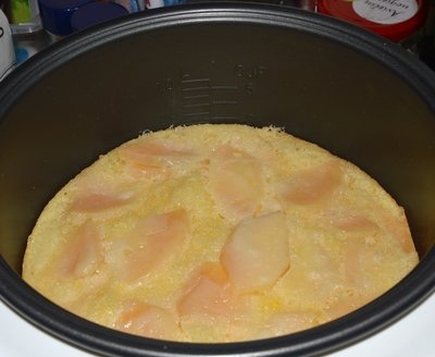 Tarte aux pommes photorécepteur dans le multivark
