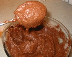Photo d'une recette de gâteau au chocolat 