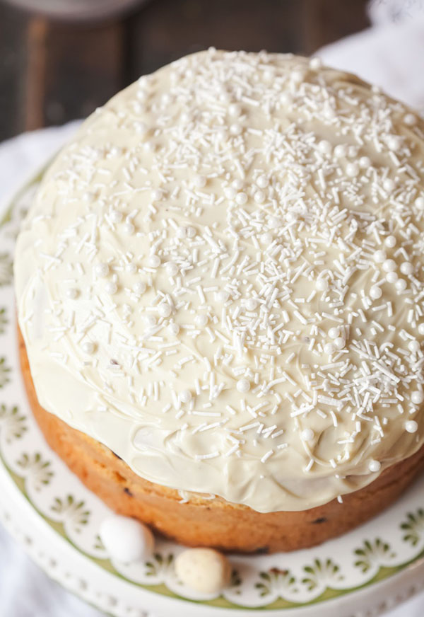 Glaze pour le gâteau avec une photo