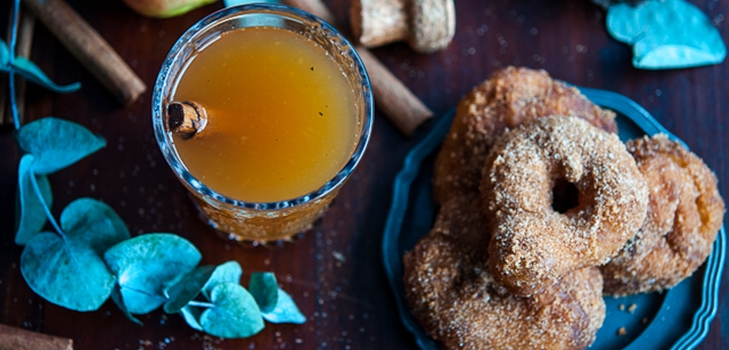 Beignets de vin chaud et pomme