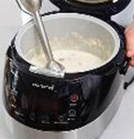 hacher avec un mélangeur