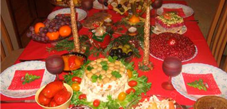 Table du Nouvel An