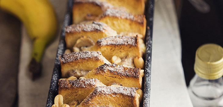 Recette gastronomique: toast à la sauce crémeuse