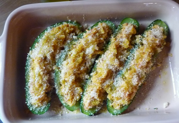 Courgettes savoureuses au four - recettes