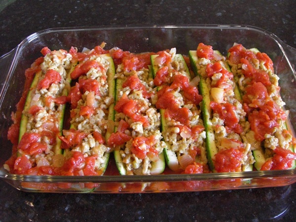 Courgettes savoureuses au four - recettes