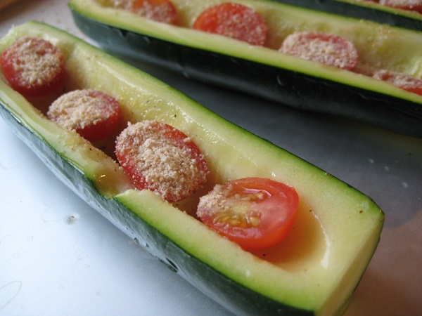 Courgettes savoureuses au four - recettes