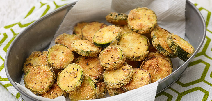 Courgettes croustillantes à l'ail et aux légumes - recette c photo