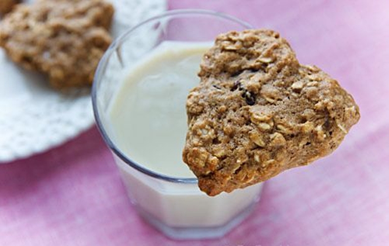 Photo d'une recette de biscuits à l'avoine et à la banane