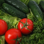 Comment couper joliment les concombres et les tomates