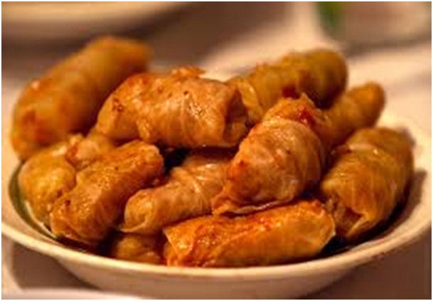délicieux rouleaux de chou
