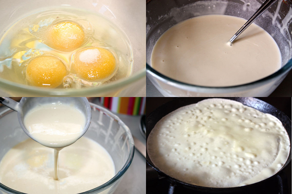 Comment faire cuire des crêpes sur le yaourt - les meilleures recettes avec une photo