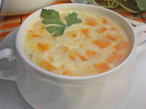 Comment faire de la soupe au lait: la technologie de cuisson