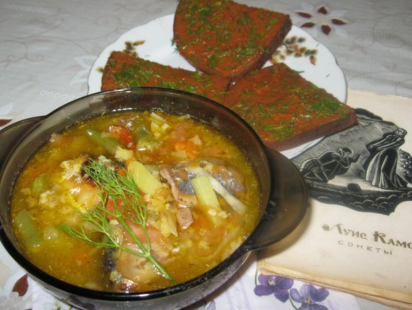 Soupe de saury en conserve: recettes savoureuses et utiles