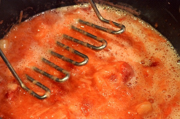  Recette photo: confiture de rhubarbe