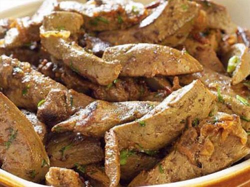recette étape par étape pour le foie de porc
