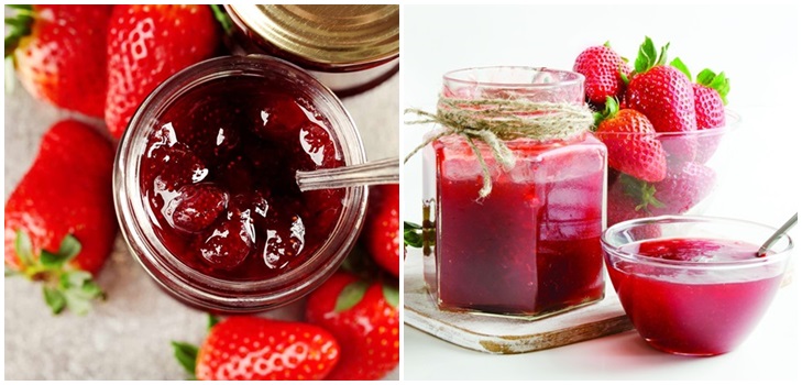 Délicieuse confiture de fraise épaisse, recettes pour l'hiver