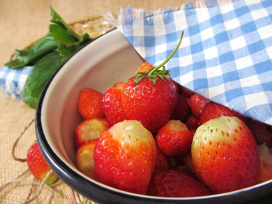 La recette des fraises dans son propre jus