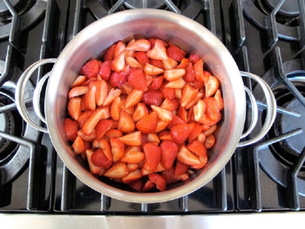 Compote de fraises pour l'hiver