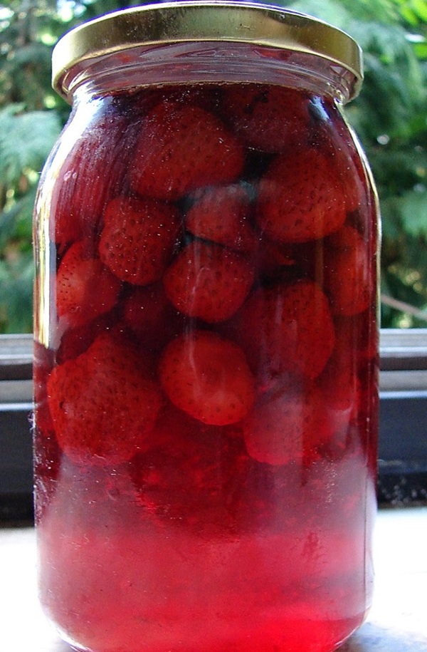 Compote de fraises pour l'hiver